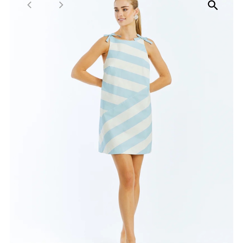 Brand New Mestiza Payton Shift Mini Dress Striped NWOT
